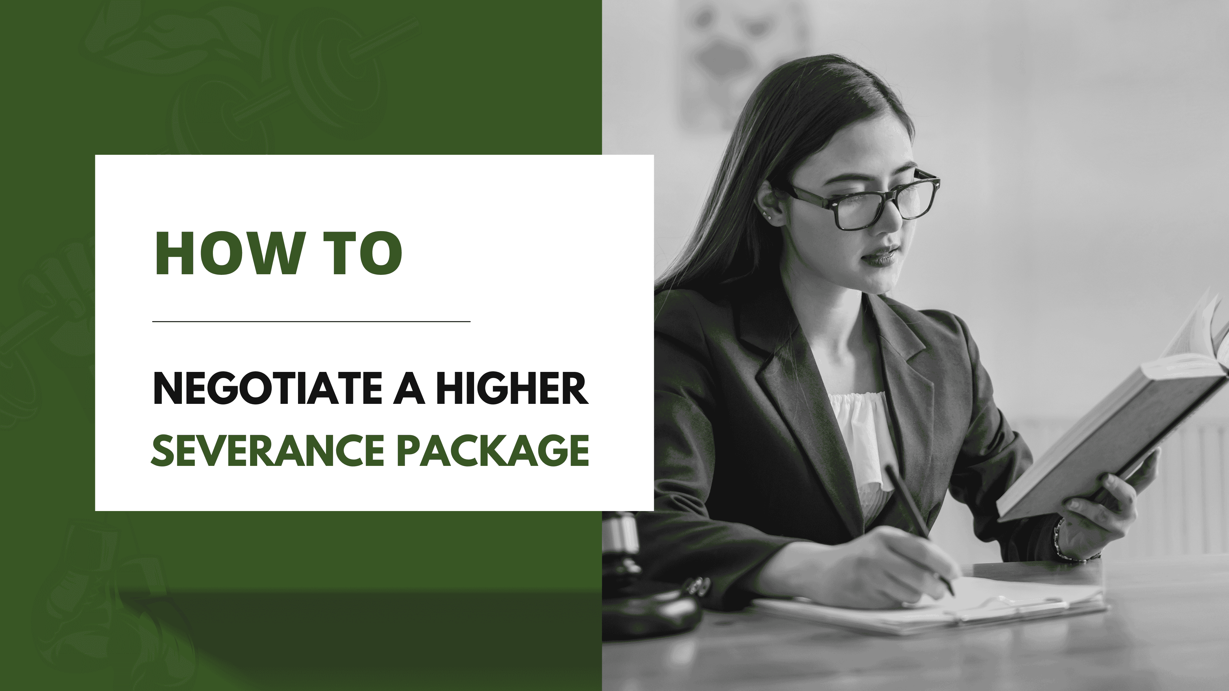 Negotiate a Higher Severance Package