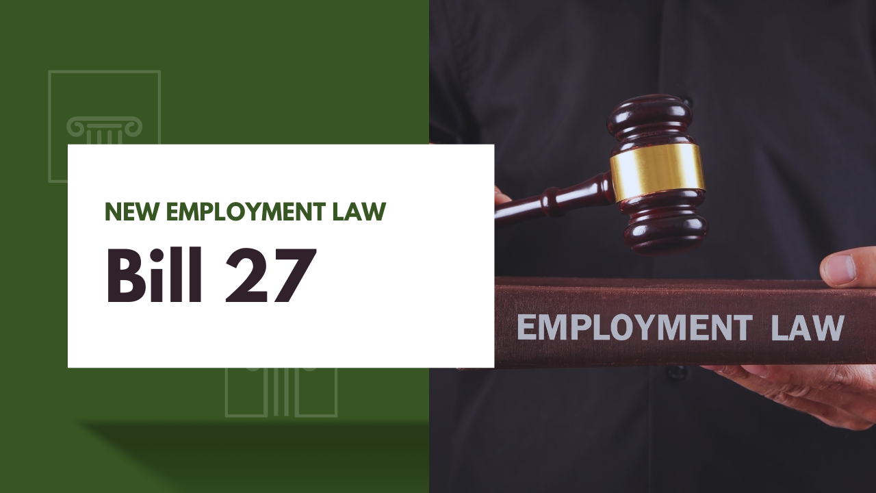 What Bill 27 Means for You