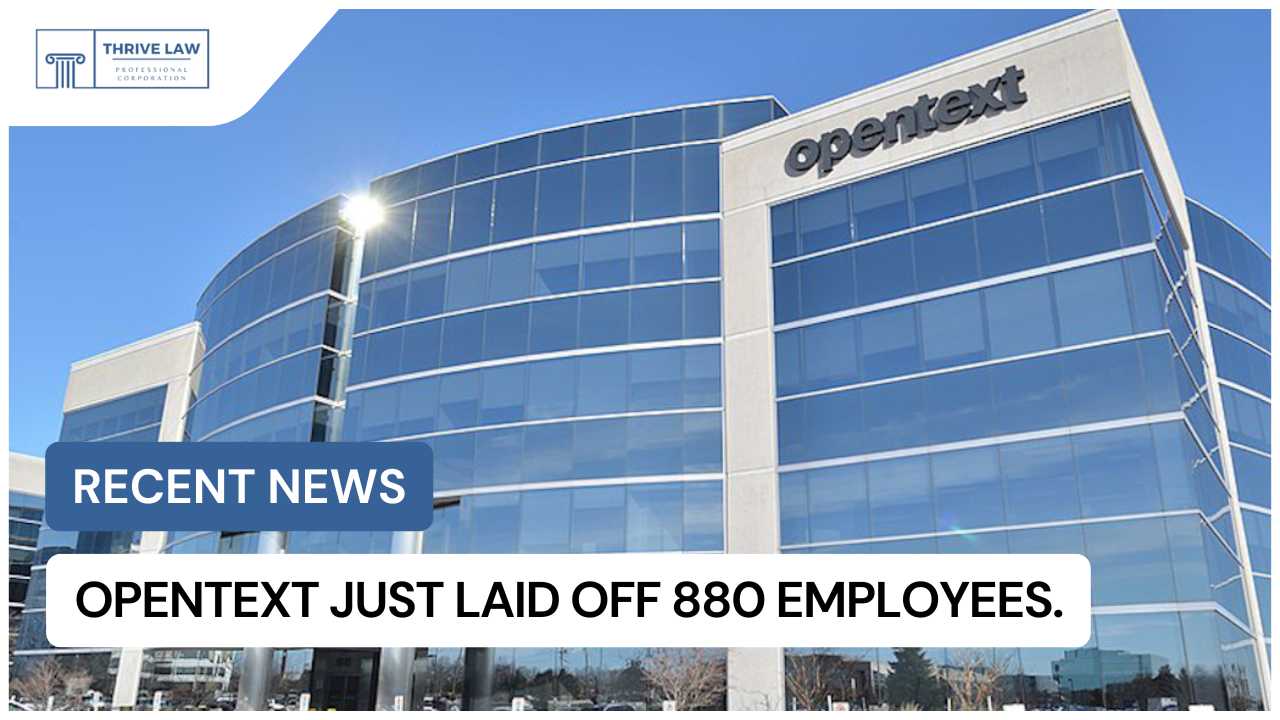 OpenText Just Laid Off 880 Employees.OpenText Just Laid Off 880 Employees