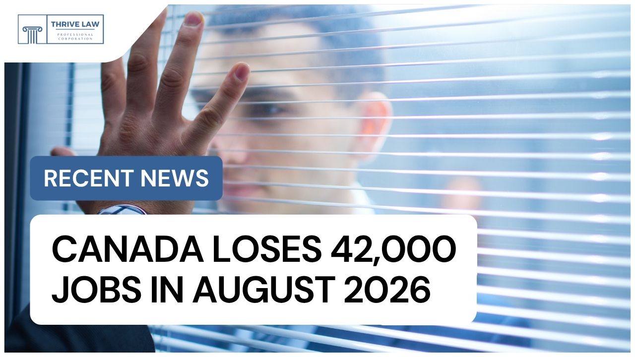 Canada loses 42,000 jobs in August