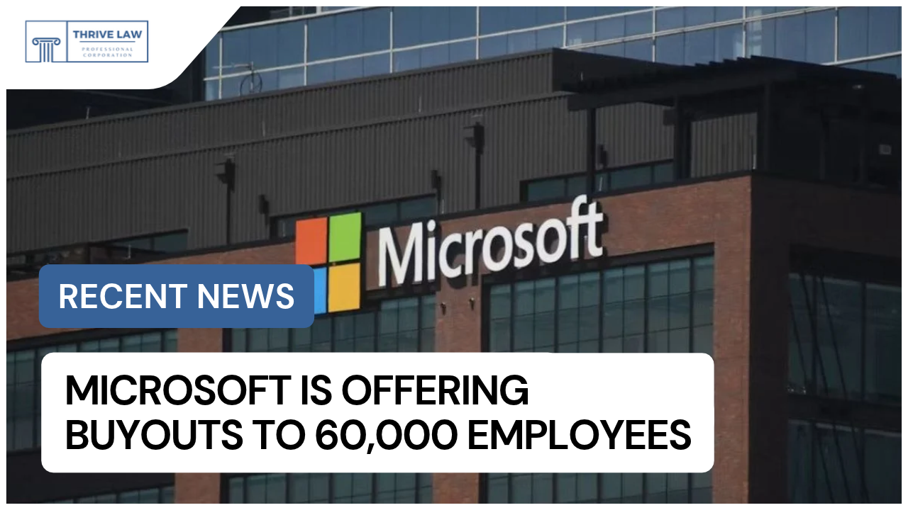 Microsoft Is Offering Buyouts to 60,000 Employees